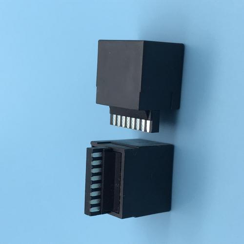 RJ45连接器8P8C焊线成型母座 PoE交换机焊接母头与网络延长线连接器全解析